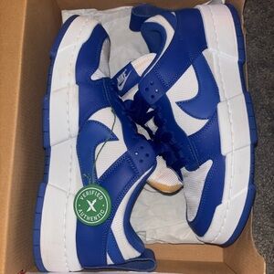 Nike Royal Blue and White Sneakers